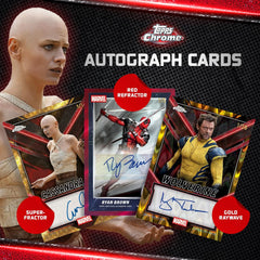 Topps Chrome: Deadpool Blaster Box (7 Packs) Trading Cards Topps