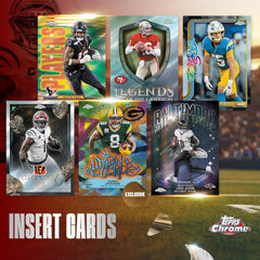 2025 Topps Chrome NFL - Blaster Box (28 Cards) Sports Cards Topps