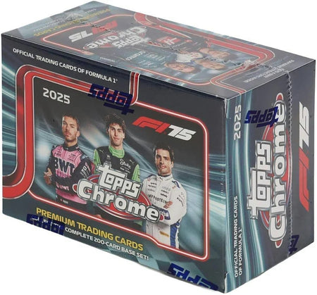 2025 Topps Chrome Formula 1 Value Box - 6 Packs Sports Cards Topps