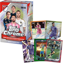 Topps: 2025 Chrome MLS Soccer Blaster Box (7 Packs) Sports Cards Topps