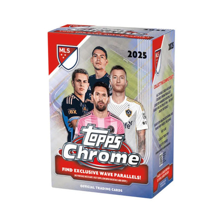 Topps: 2025 Chrome MLS Soccer Blaster Box (7 Packs) Sports Cards Topps