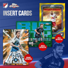 Topps: 2025 Chrome MLS Soccer Blaster Box (7 Packs) Sports Cards Topps