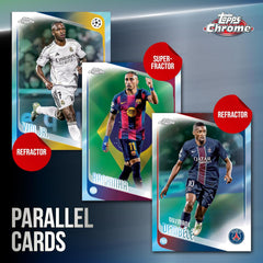 2025-26 Topps Chrome UEFA Club Competitions - Blaster Box (7 Packs) Sports Cards Topps