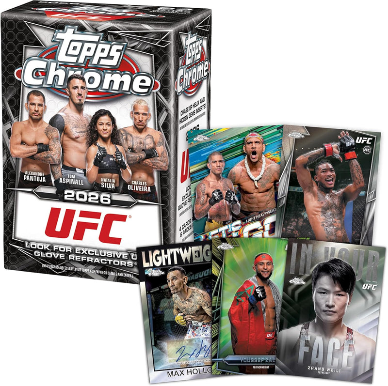 2026 Topps Chrome UFC - Blaster Box (24 Cards) Sports Cards Topps