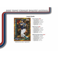 Topps Chrome Update Series Baseball 2025: Mega Box - 7 Packs Sports Cards Topps