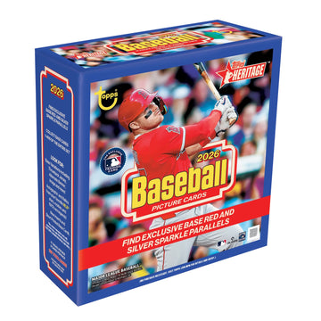 Topps: 2026 Heritage Baseball Mega Box (17 Packs) Sports Cards Topps