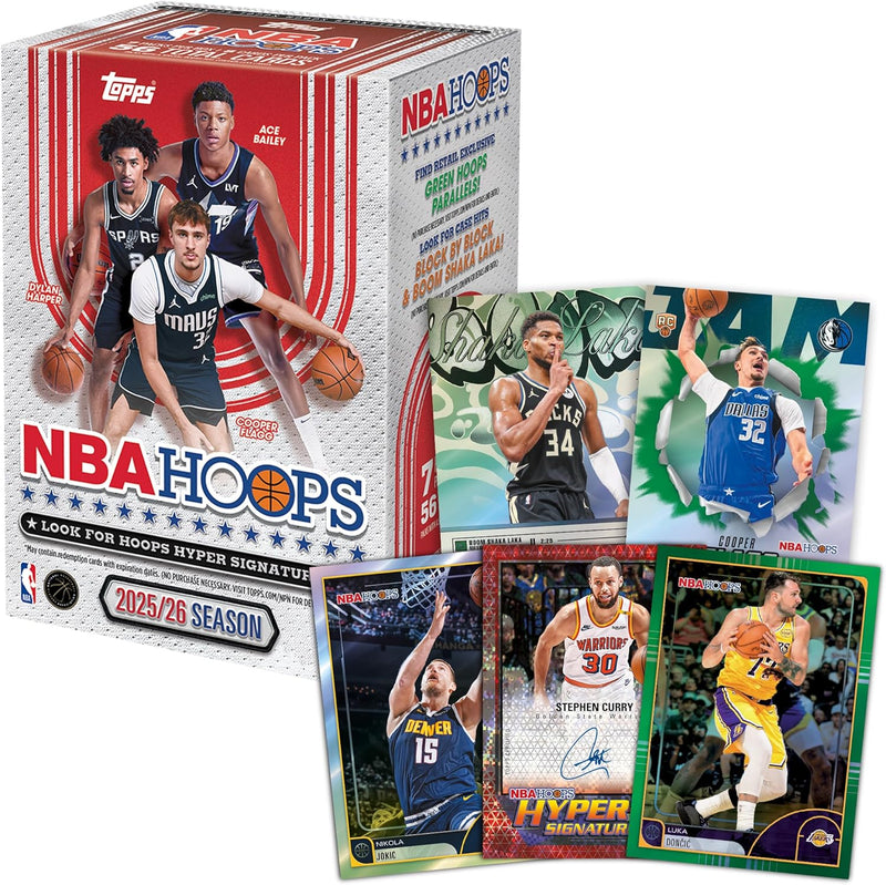 2025-26 Topps Hoops Basketball - Blaster Box (7 Packs) Sports Cards Topps