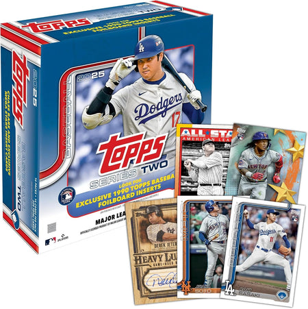 Topps: MLB Baseball Series Two 2 2025 - Mega Box - 16 Booster Packs Card Game Topps