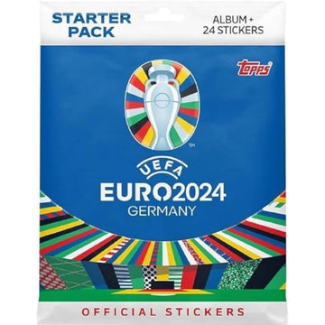 Topps Match Attix Euros 2024 Sticker Album Starter Pack Toys & Games Topps