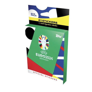 Topps Match Attix Euros 2024 Sticker Eco Pack - 41 Stickers [Toys] Toys & Games Topps   