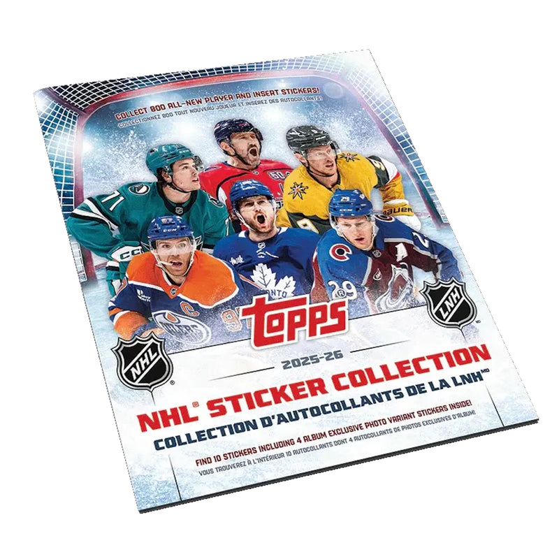 Topps 2025-26 NHL Sticker Collection - Sticker Album Trading Cards Topps