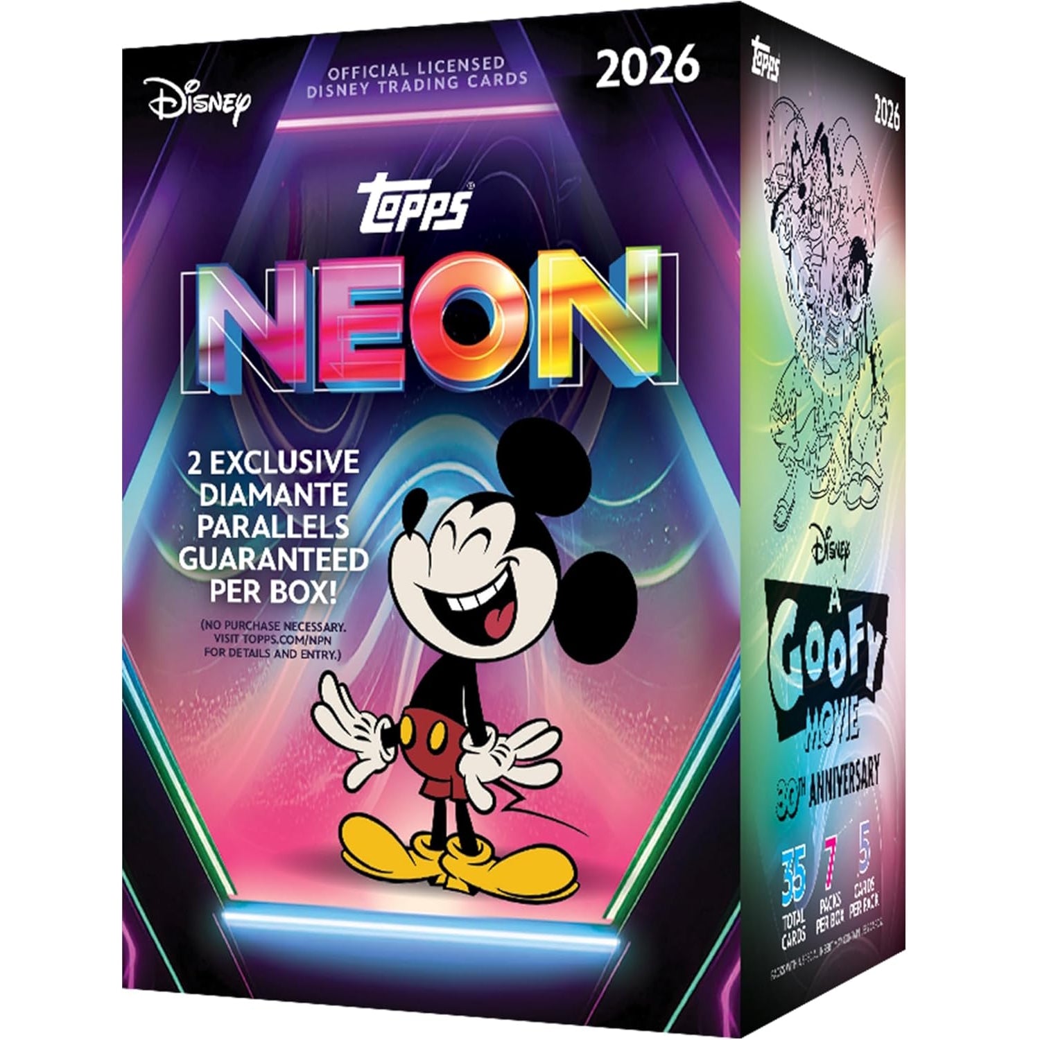 Topps: 2026 Neon Disney Blaster Box - 7 Packs – Shopville
