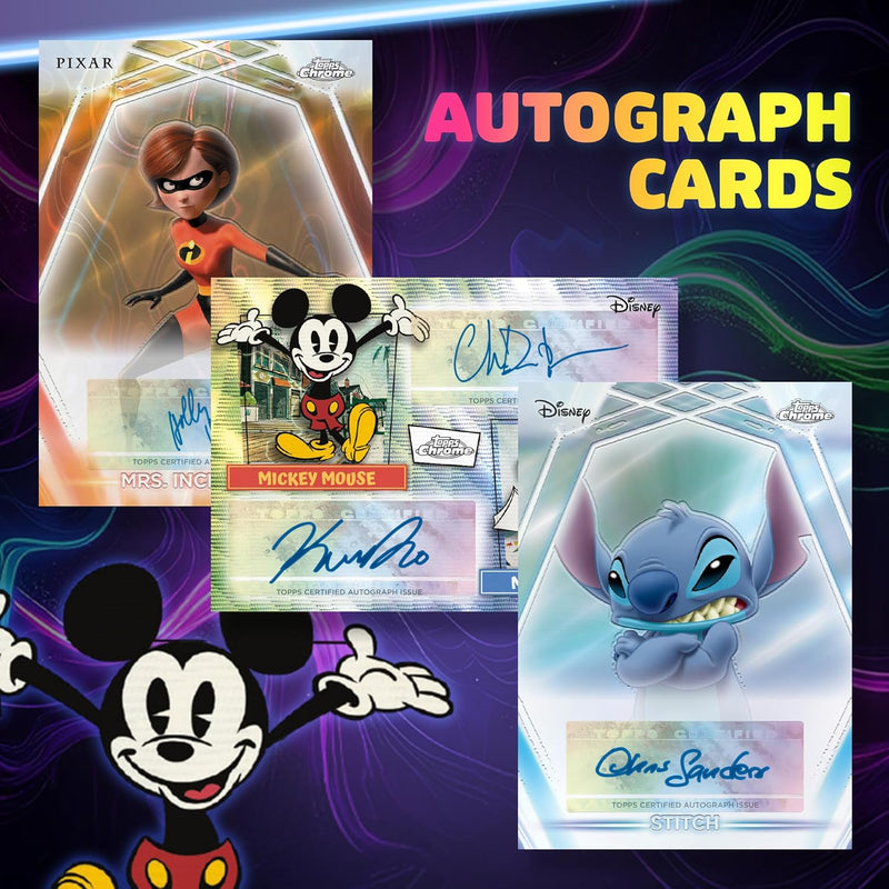 2026 Topps Neon Disney - Blaster Box (35 Cards) Sports Cards Upper Deck