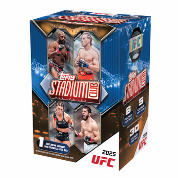 Topps Stadium Club UFC 2025 Blaster Box - 6 Packs Sports Cards Topps