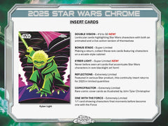 Topps Chrome Star Wars 2025: Blaster Box - 8 Packs Trading Cards Topps