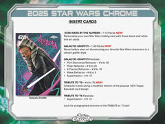 Topps Chrome Star Wars 2025: Blaster Box - 8 Packs Trading Cards Topps