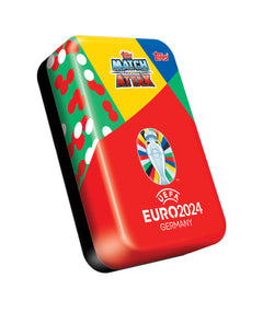 Topps Match Attax: Euros Mega Tin - 1 Random Tin Card Game Topps