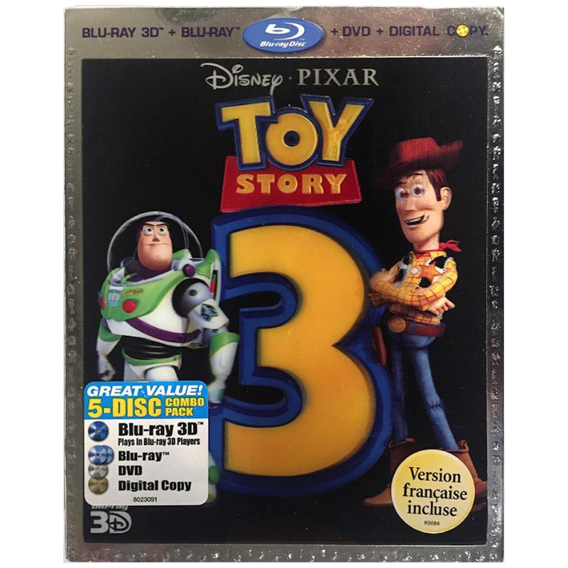 Disney Pixar's Toy Story 3 [Blu-Ray 3D] Blu-Ray 3D Movie Shopville