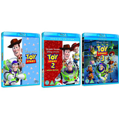 Disney Pixar's Toy Story 1 2 3 Trilogy Collection [Blu-Ray Movie Box Set] DVDs & Blu-Rays Disney