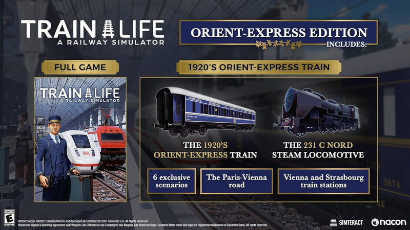 Train Life: A Railway Simulator the Orient-Express Edition [Xbox One / Xbox Series X] Xbox ONE / Xbox Series X Video Game Maximum Games