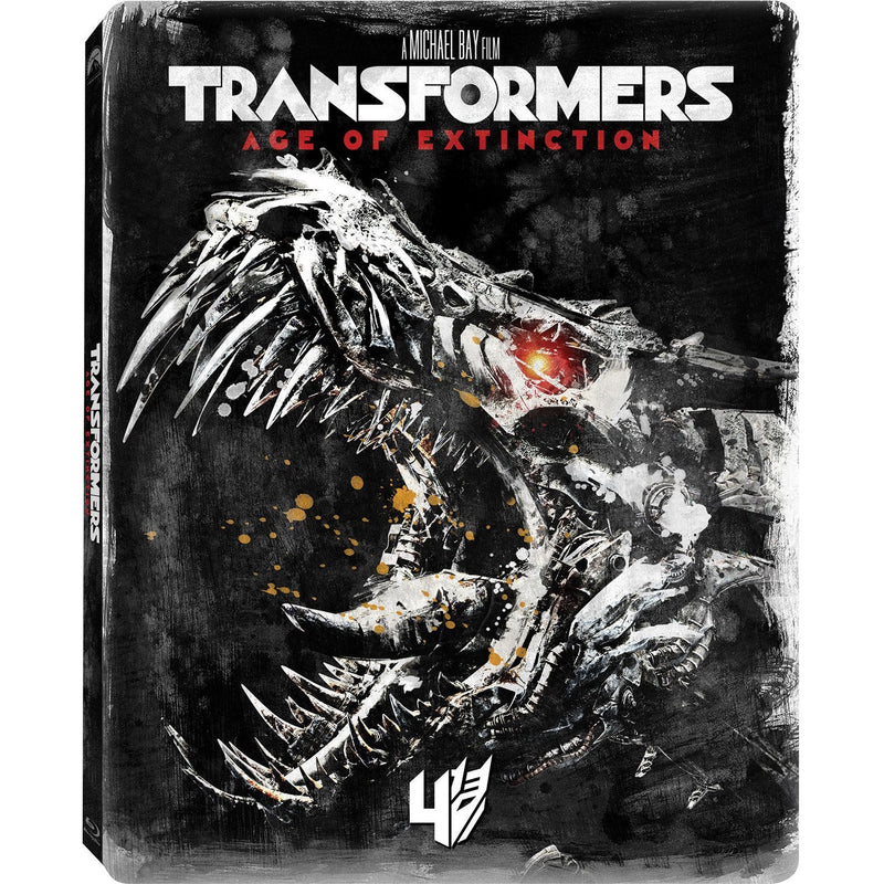 Transformers Age Of Extinction [Blu-Ray + Digital HD] Blu-Ray Steelbook Hasbro   