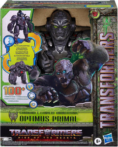 Transformers Rise of the Beasts: Command and Convert Optimus Primal Toys & Games Hasbro