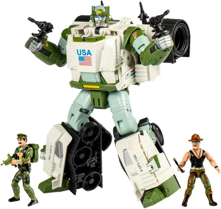 Transformers and G.I. Joe Collaboration: Autobot Kup Triple T / Leatherneck / Sergeant Slaughter Toys & Games Hasbro