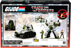 Transformers and G.I. Joe Collaboration: Autobot Kup Triple T / Leatherneck / Sergeant Slaughter Toys & Games Hasbro