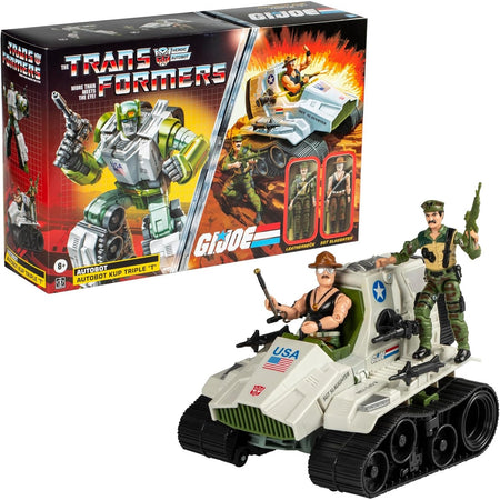 Transformers and G.I. Joe Collaboration: Autobot Kup Triple T / Leatherneck / Sergeant Slaughter Toys & Games Hasbro
