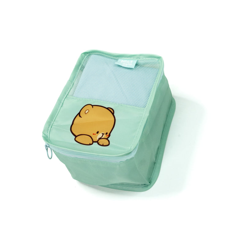 Travel Packing Cubes Set Travel Accessories Milk Mocha Bear