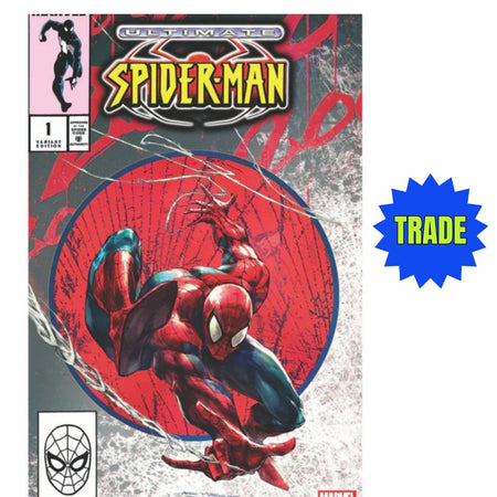 Ultimate Spider-Man: #1 [Ivan Tao Virgin Foil & Trade Combo Shopville Exclusive Todd McFarlane Homage] 2025 Comics Marvel Comics