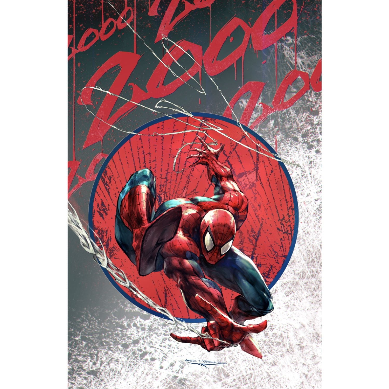 Ultimate Spider-Man: #1 [Ivan Tao Virgin Foil Shopville Exclusive Todd