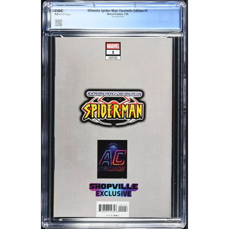 Ultimate Spider-Man McFarlane Homage: #1  [Ivan Tao CGC 9.8 Trade Dress Shopville Exclusive] 2026
