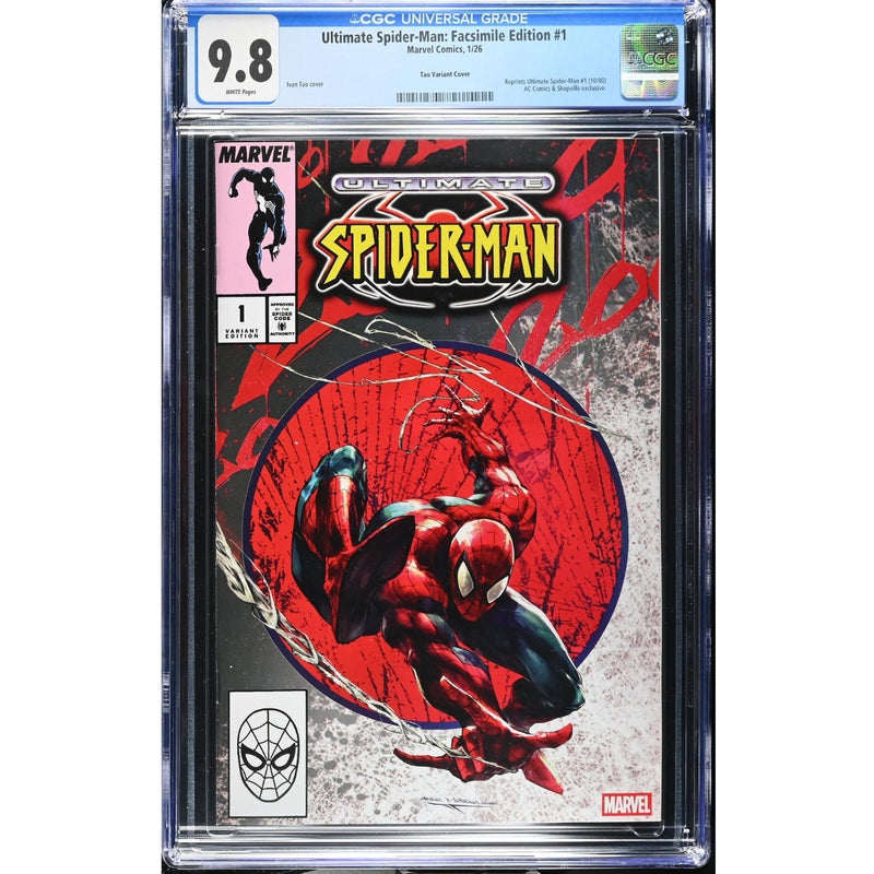 Ultimate Spider-Man McFarlane Homage: #1  [Ivan Tao CGC 9.8 Trade Dress Shopville Exclusive] 2026