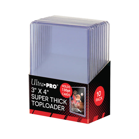 Ultra Pro: Toploader 3x4 130pt - 10ct Card Game Accessories Ultra Pro