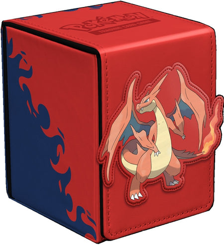 Ultra Pro: Alcove Deck Box - Pokemon Mega Charizard Y Card Game Accessories Ultra Pro
