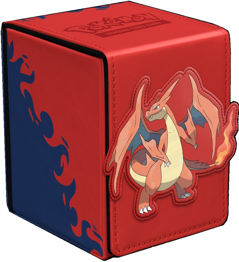 Ultra Pro: Alcove Deck Box - Pokemon Mega Charizard Y Card Game Accessories Ultra Pro
