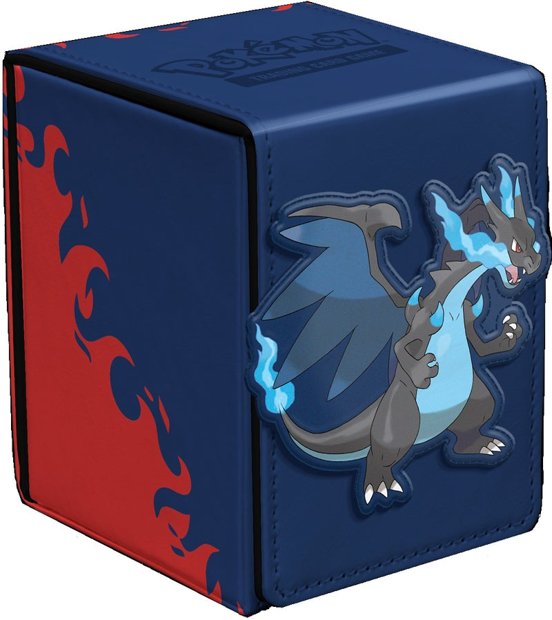 Ultra Pro: Alcove Deck Box - Pokemon Mega Charizard X Card Game Accessories Ultra Pro
