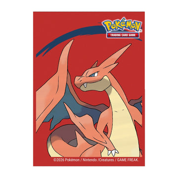Ultra Pro: Deck Protector Sleeves - Pokemon Mega Charizard Y - 65 Count Card Game Accessories Ultra Pro