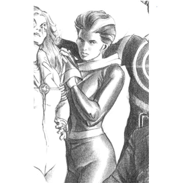 Uncanny X-Men: #20 [Alex Ross Virgin B&W Sketch - 1:100] 2024 Comics Marvel Comics