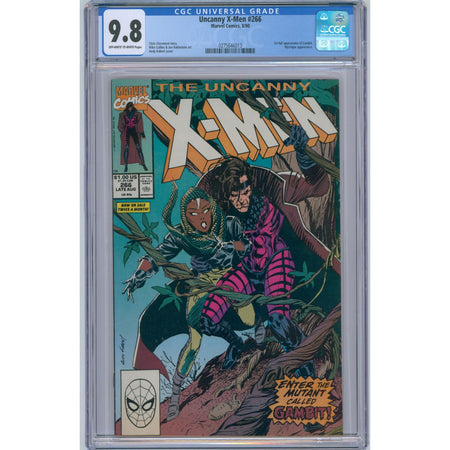 Uncanny X-Men: #266 [CGC 9.8 Andy Kubert CVR] 1990 Comics Marvel Comics