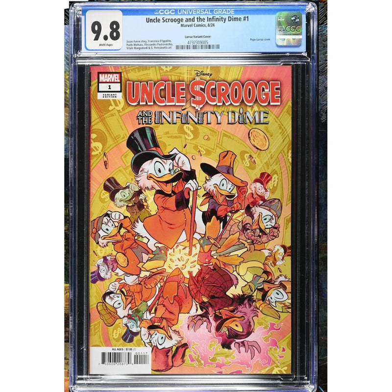 Uncle Scrooge And The Infinity Dime: #1 [Pepe Larraz CGC 9.8 CVR K - 1:100] 2024