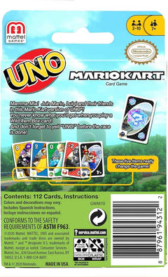 UNO: Mario Kart Board Game Mattel