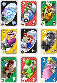 UNO: Mario Kart Board Game Mattel