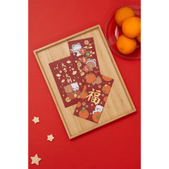 Milk Mocha Bear: Lunar New Year Red Pockets 9-Pack 2026 Greeting & Note Cards Milk Mocha Bear