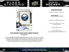 Upper Deck: 2023-24 Black Diamond Hockey Hobby Box Sporting Goods Upper Deck