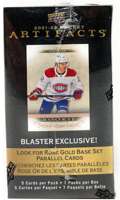 Upper Deck 2021-22: Artifacts Blaster Box - 7 Packs Sports Cards Upper Deck
