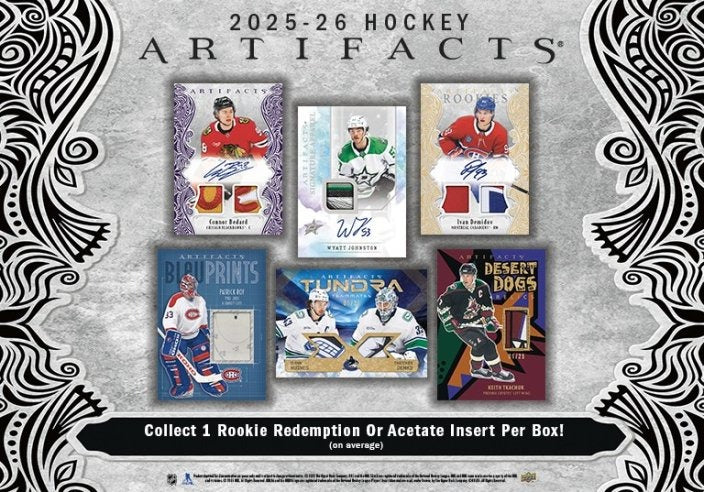 Upper Deck 2025-26: Artifacts Blaster Box Sports Cards Upper Deck