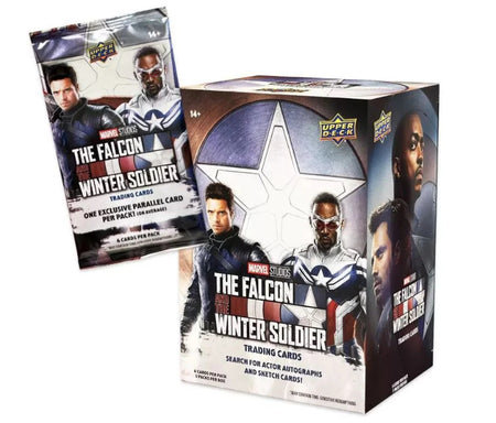 Upper Deck: Marvel Studios Falcon and the Winter Soldier Blaster Box - 5 Packs of 6 Cards Card Game Upper Deck