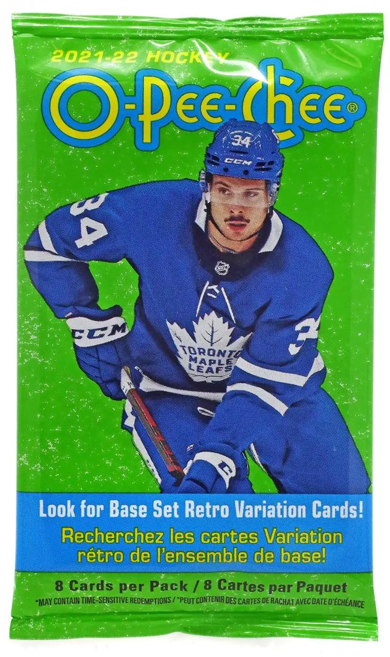 Upper Deck 2021-2022: O-Pee-Chee Blaster Box - 9 Packs Sports Cards Upper Deck